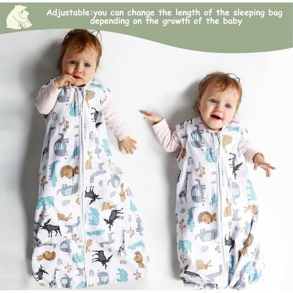 Lictin 2 Pack Baby Sleep Sack 18-36 Months Toddler 0.5 Tog Sleeping NEW IN BOX - Picture 10 of 12